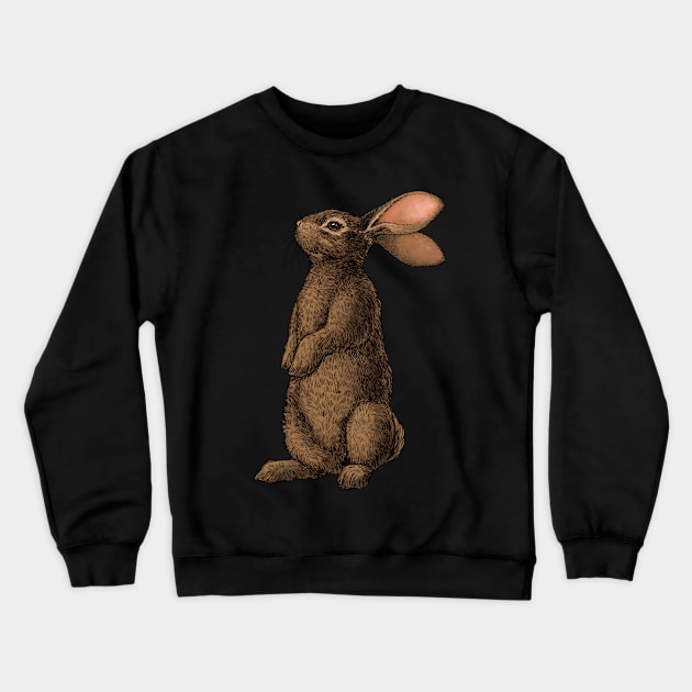 Rabbit Crewneck Sweatshirt by katerinamk